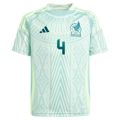Edson Alvarez Mexico National Team Youth 2024 Away Replica Player Jersey - Adidas Green
