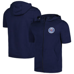 MLB Detroit Tigers Levelwear Recruit Short Sleeve Full-Zip Hoodie