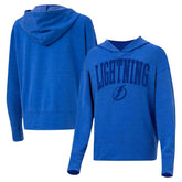 NHL Blue Tampa Bay Lightning Concepts Sport Women's Volley Pullover Hoodie