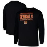 Profile Big & Tall Pop Long Sleeve T-Shirt - Cincinnati Bengals