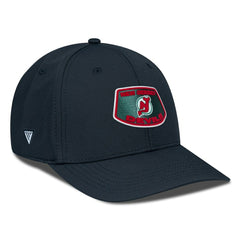 NHL Black New Jersey Devils Levelwear Retro Skylight Rise Flex Hat