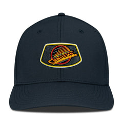 NHL Black Vancouver Canucks Levelwear Retro Skylight Rise Flex Hat