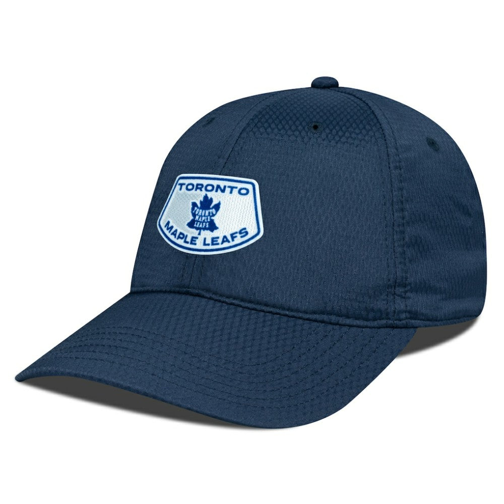 NHL Navy Toronto Maple Leafs Levelwear Retro Skylight Matrix Adjustable Hat