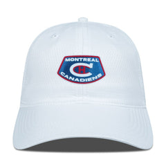 NHL White Montreal Canadiens Levelwear Retro Skylight Matrix Adjustable Hat