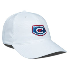 NHL White Montreal Canadiens Levelwear Retro Skylight Matrix Adjustable Hat