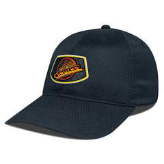NHL Black Vancouver Canucks Levelwear Retro Skylight Matrix Adjustable Hat