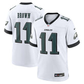 A.J. Brown White Game Jersey - Philadelphia Eagles
