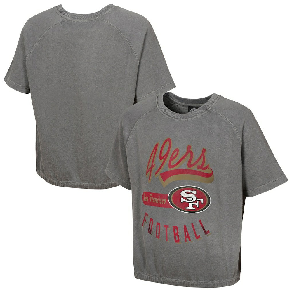 Women's Mineral Wash Short Sleeve Top - San Francisco 49ers