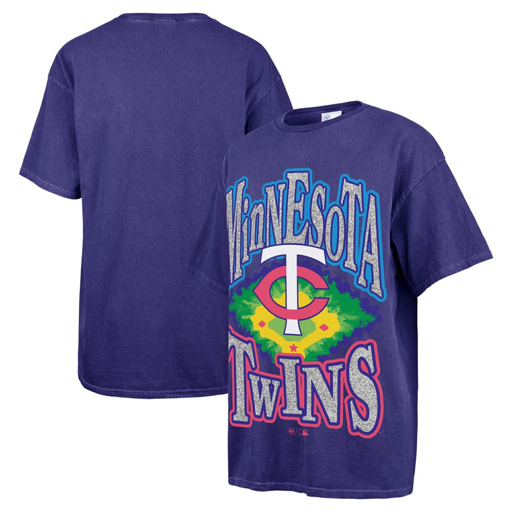 MLB Minnesota Twins '47 Women's Flashing Lights Boyfriend T-Shirt