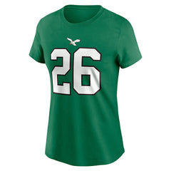 Saquon Barkley Women's Player Name & Number T-Shirt - Philadelphia Eagles