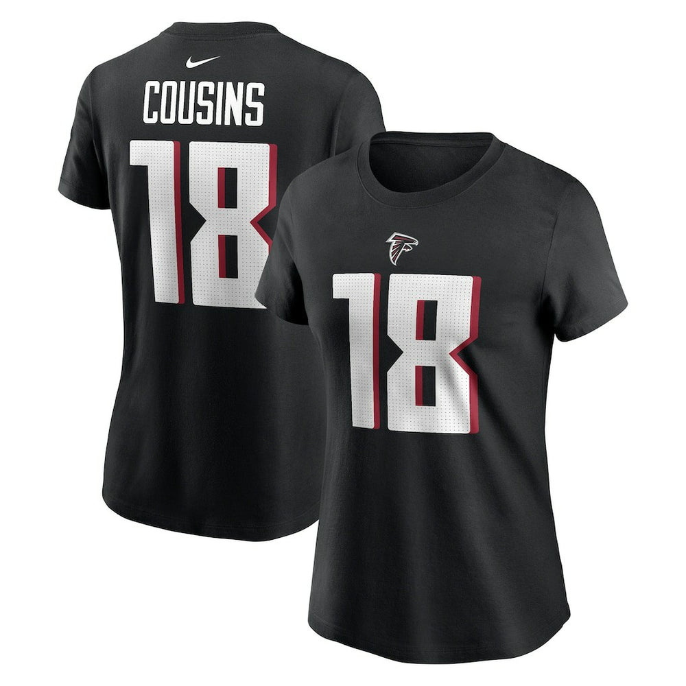 Kirk Cousins Women's Player Name & Number T-Shirt - Atlanta Falcons