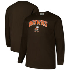 Big & Tall Throwback Thermal Long Sleeve T-Shirt - Cleveland Browns