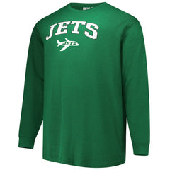 Big & Tall Throwback Thermal Long Sleeve T-Shirt - New York Jets