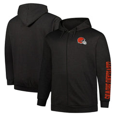 Big & Tall Sleeve Hit Full-Zip Hoodie - Cleveland Browns