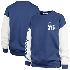 NBA Philadelphia 76ers '47 Women's Plus Size Oversized Rise Andie Pullover Sweatshirt