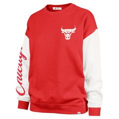 NBA Chicago Bulls '47 Women's Rise Andie Oversized Pullover Sweatshirt