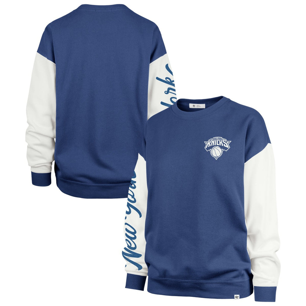 NBA New York Knicks '47 Women's Rise Andie Oversized Pullover Sweatshirt