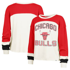 NBA Chicago Bulls '47 Women's Curve Raglan Long Sleeve T-Shirt sale