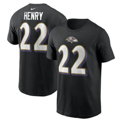 Derrick Henry Player Name & Number T-Shirt - Baltimore Ravens