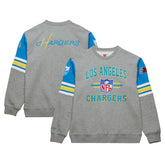 All Over 4.0 Vintage Logo Pullover Sweatshirt - Los Angeles Chargers