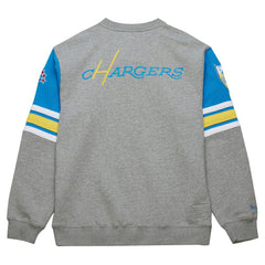 All Over 4.0 Vintage Logo Pullover Sweatshirt - Los Angeles Chargers