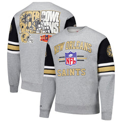 All Over 4.0 Vintage Logo Pullover Sweatshirt - New Orleans Saints