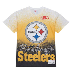 Team Burst Vintage Logo T-Shirt - Pittsburgh Steelers