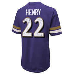 Derrick Henry Majestic Threads Name & Number Oversized T-Shirt - Baltimore Ravens
