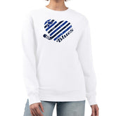 NHL White St. Louis Blues G-III 4Her by Carl Banks Women's Heart Graphic Pullover Sweatshirt
