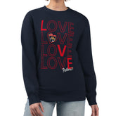 NHL Navy Florida Panthers G-III 4Her by Carl Banks Women's Lots Of Love Team Logo Graphic Pullover Sweatshirt