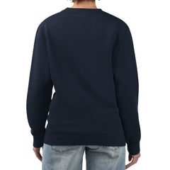 NHL Navy Columbus Blue Jackets G-III 4Her by Carl Banks Women's Filigree Team Graphic Fleece Pullover Sweatshirt
