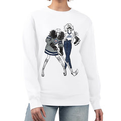 NHL White Winnipeg Jets G-III 4Her by Carl Banks Women's Hockey Girls Team Graphic Fleece Pullover Sweatshirt