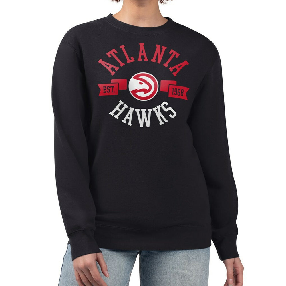 NBA Atlanta Hawks G-III 4Her by Carl Banks Women's Large Team Logo Graphic Fleece Pullover Sweatshirt