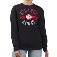 NBA Atlanta Hawks G-III 4Her by Carl Banks Women's Large Team Logo Graphic Fleece Pullover Sweatshirt