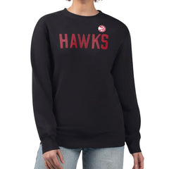 NBA Atlanta Hawks G-III 4Her by Carl Banks Women's Dot Print Team Graphic Fleece Pullover Sweatshirt