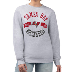 G-III 4Her by Carl Banks Women's Large Team Graphic Fleece Pullover Sweatshirt - Tampa Bay Buccaneers