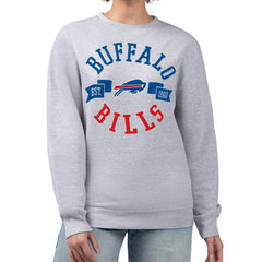 G-III 4Her by Carl Banks Women's Large Team Graphic Fleece Pullover Sweatshirt - Buffalo Bills
