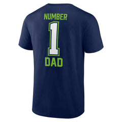 Father's Day #1 Dad T-Shirt - Seattle Seahawks