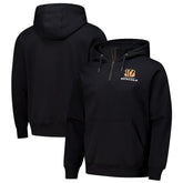 Dunbrooke Unisex Defender Quarter-Zip Hoodie - Cincinnati Bengals