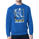 NHL Blue St. Louis Blues Starter Player Grid Fleece Pullover Sweatshirt
