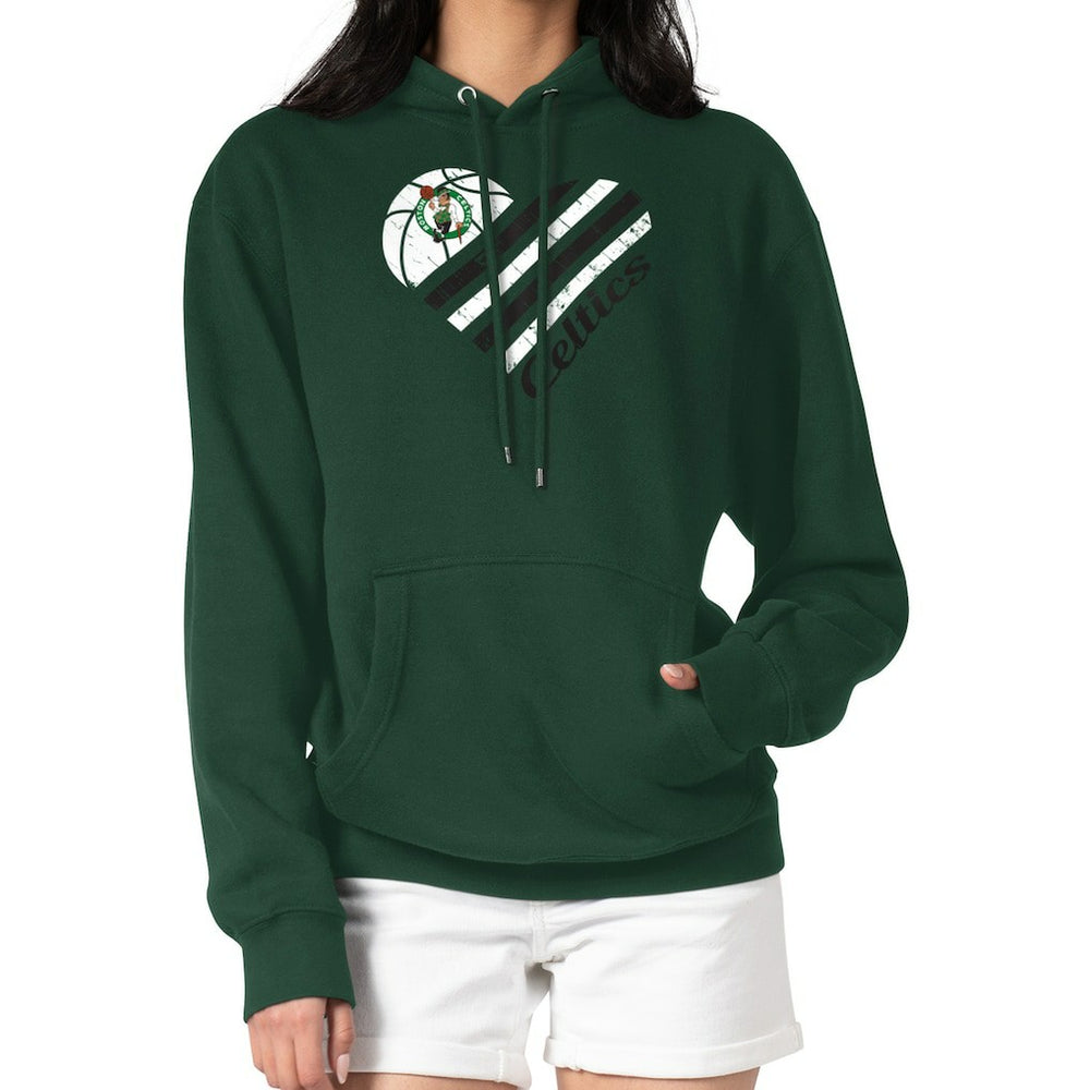NBA Boston Celtics G-III 4Her by Carl Banks Women's Heart Pullover Hoodie - Green shop