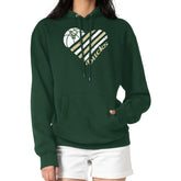 NBA Milwaukee Bucks G-III 4Her by Carl Banks Women's Heart Pullover Hoodie - Green cheap