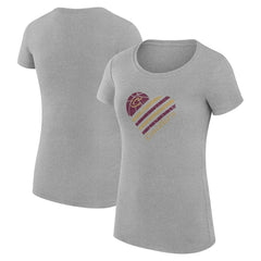 NBA Cleveland Cavaliers G-III 4Her by Carl Banks Women's Super-Slim Fit Lightweight Heart T-Shirt sale