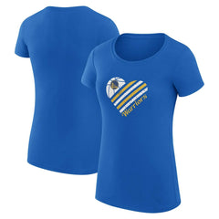 NBA Golden State Warriors G-III 4Her by Carl Banks Women's Super-Slim Fit Lightweight Heart T-Shirt sale