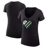 NBA Boston Celtics G-III 4Her by Carl Banks Women's Super-Slim Fit Lightweight Heart V-Neck T-Shirt