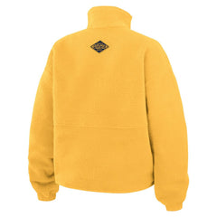 NHL Gold Nashville Predators WEAR by Erin Andrews Women's Polar Fleece Half-Zip Jacket