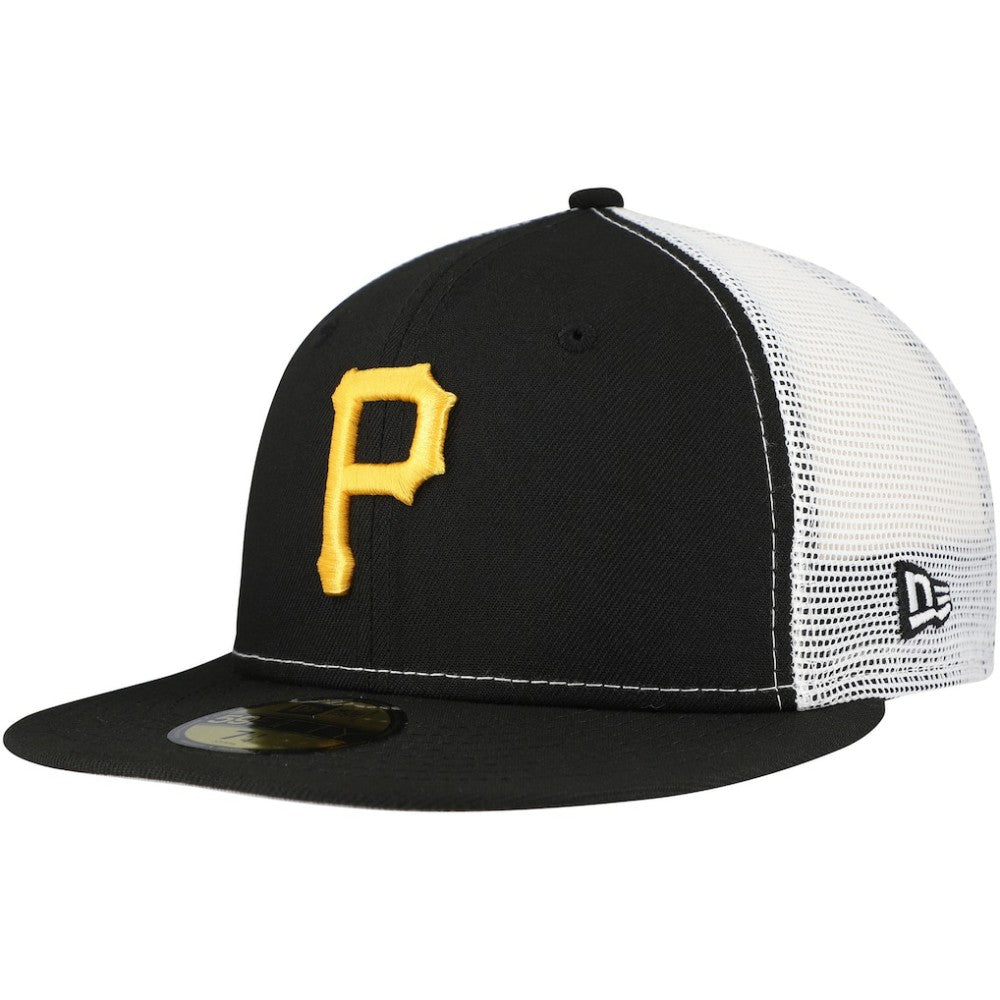 MLB Pittsburgh Pirates New Era Team Color 59FIFTY Trucker Fitted Hat