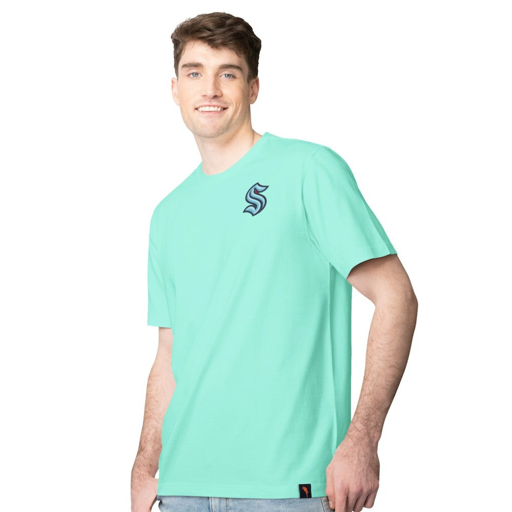 NHL Light Blue Seattle Kraken Margaritaville Time Flies T-Shirt