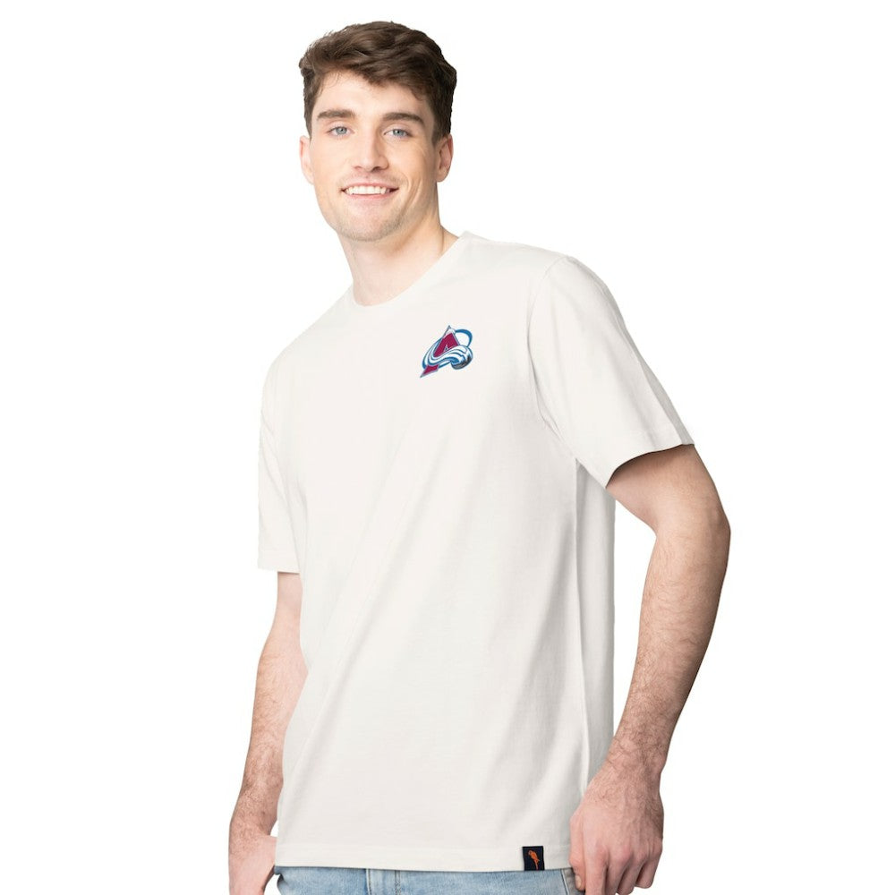 NHL Cream Colorado Avalanche Margaritaville Time Flies T-Shirt