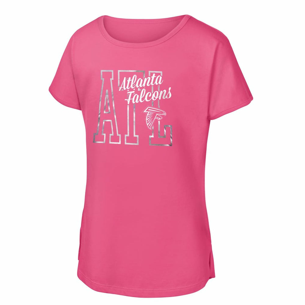 Girls Youth Signal Caller Dolman T-Shirt - Atlanta Falcons